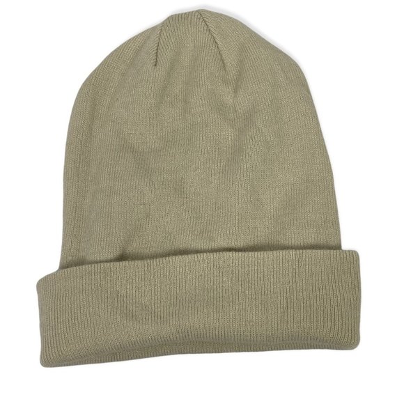 Nordstrom Accessories - NWT Nordstrom BP Tan Beige Ribbed Knit Beanie Toque Hat Minimalist New With Tags